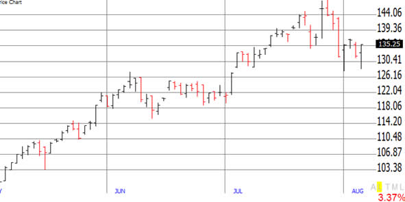 apple stock split and options